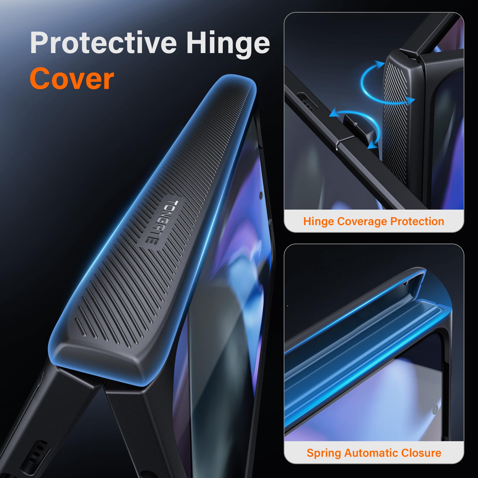 Amazon.com: TONGATE Magnetic for Pixel 9 Pro Fold Case with