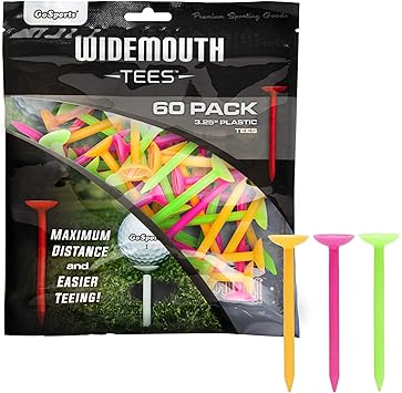 Review GoSports 3.25” Widemouth Tees Plastic Golf Tees, 60 Tee Player’s Pack – Max Distance and Easier Teeing Review GoSports 3.25” Widemouth Tees Plastic Golf Tees, 60 Tee Player’s Pack – Max Distance and Easier Teeing