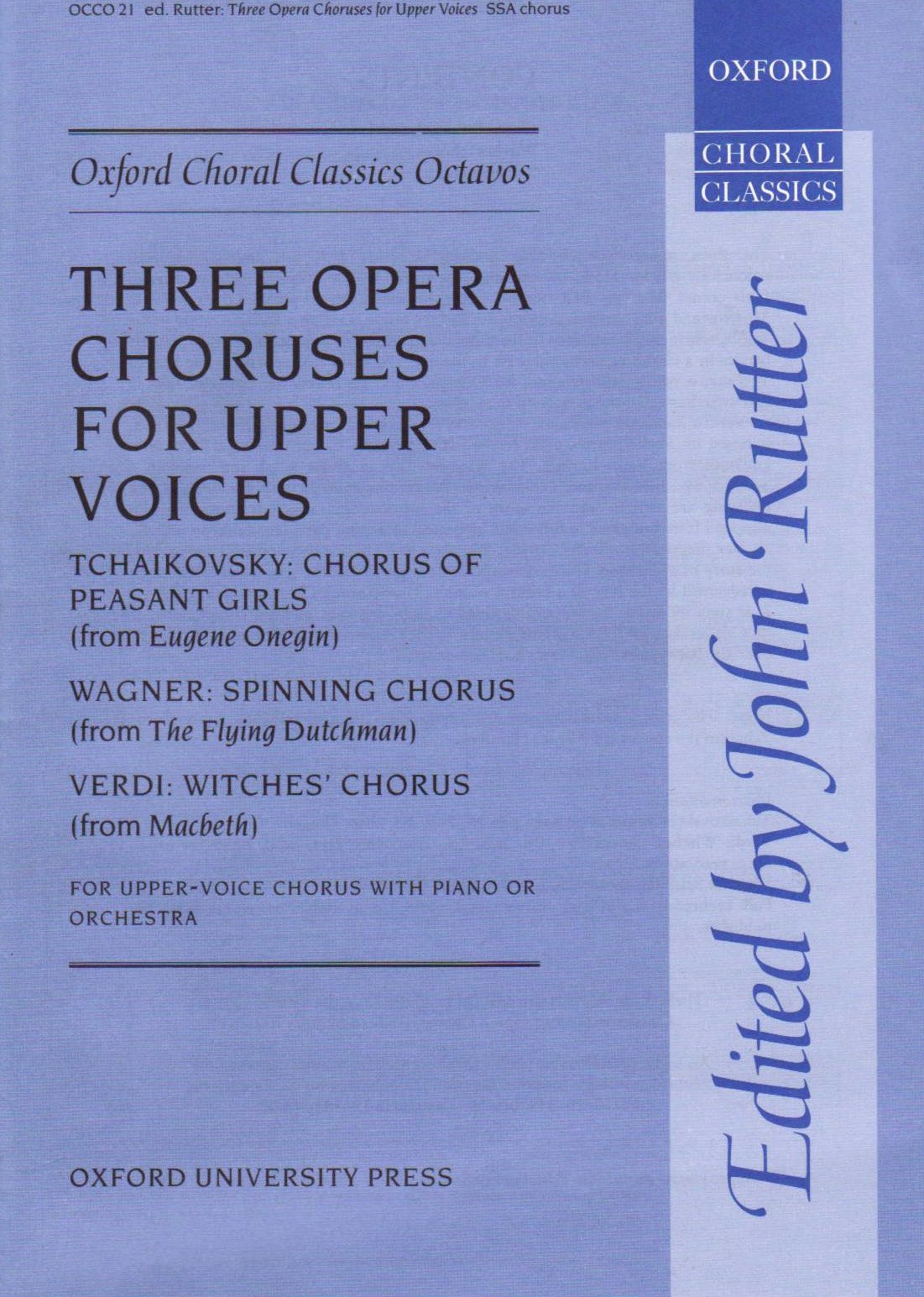 Three opera choruses for upper voices