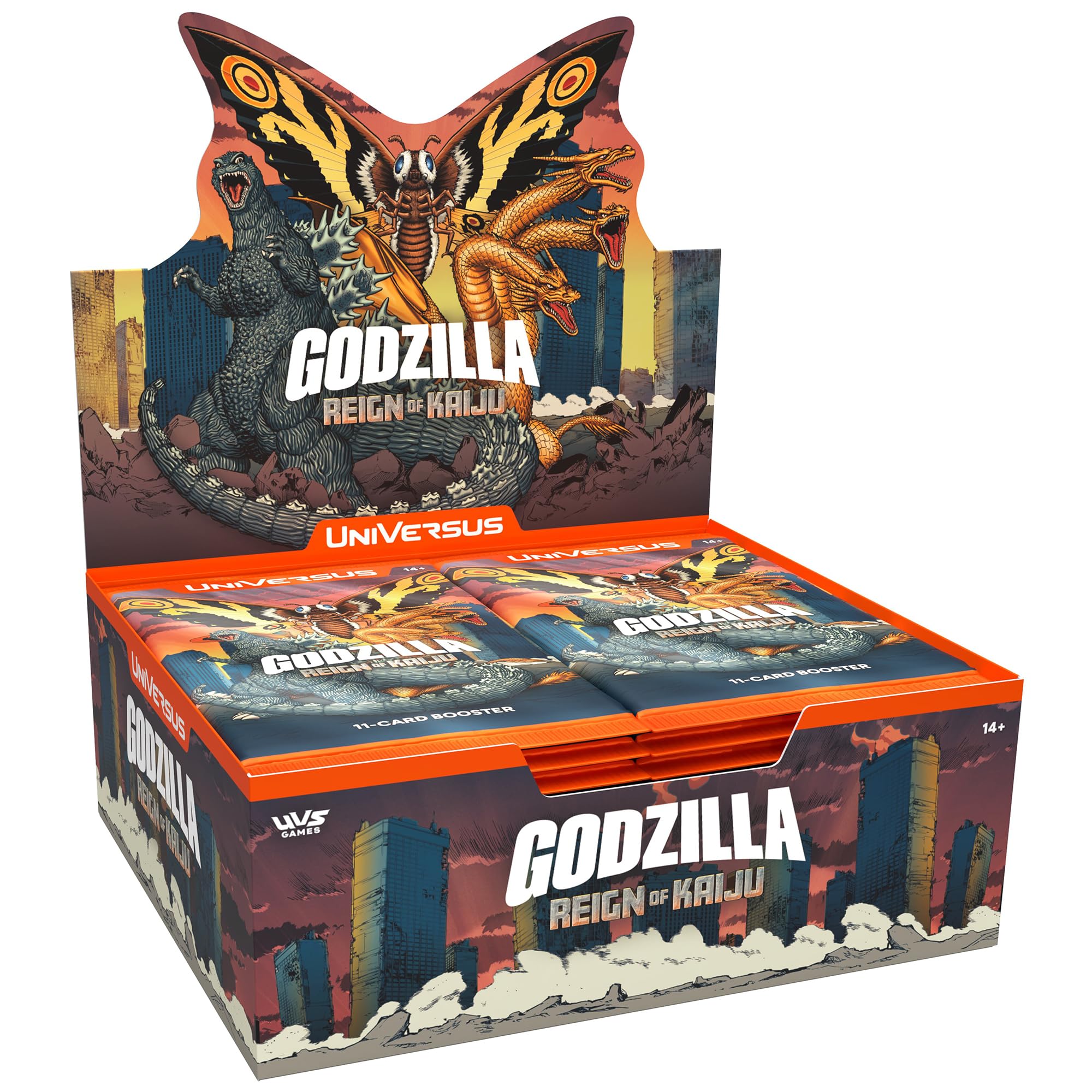Daybreak of the Kaiju DVD ボックスセット UniVersus: Godzilla: Reign of Kaiju - Booster Display - 24 Packs