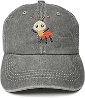 Vista 33 de Gorras de béisbol bordadas con animales para niño y niña