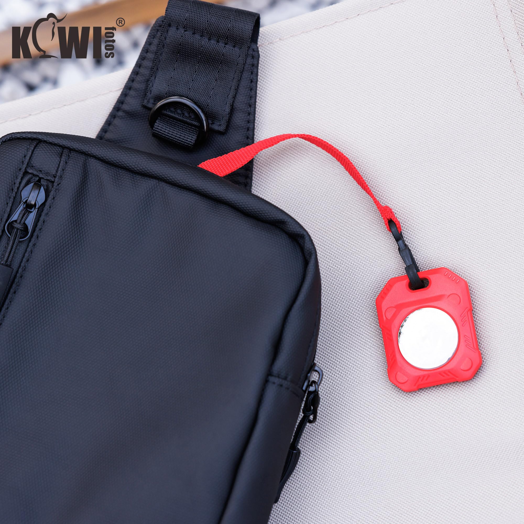 Kiwifotos Borsa a tracolla piccola Borsa a tracolla per uomo e donna Borsa a petto resistente all'acqua con cerniera, borsa a tracolla per viaggi, campeggio e sport all'aria aperta