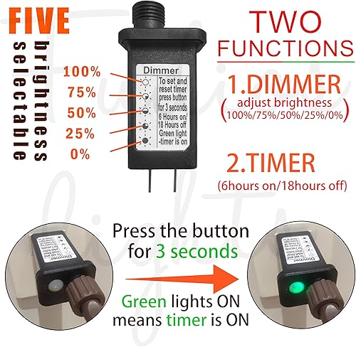 Miniatura 5 de Fudios Ramas iluminadas enchufables de 32 pulgadas, 200 luces LED para decoración de invierno, ramitas blancas para Navidad, fiestas, interiores y