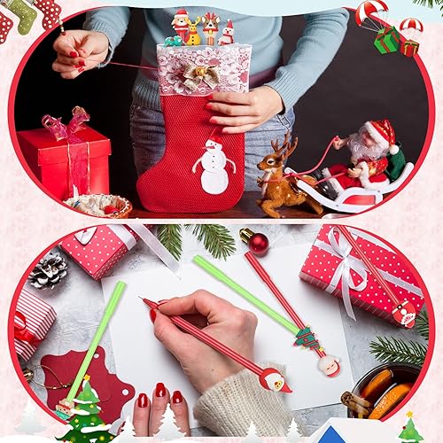 Miniatura 4 de 48 bolígrafos divertidos de dibujos animados para niños, bolígrafos de tinta de gel negra a granel para niñas, bolígrafos divertidos de escritura,