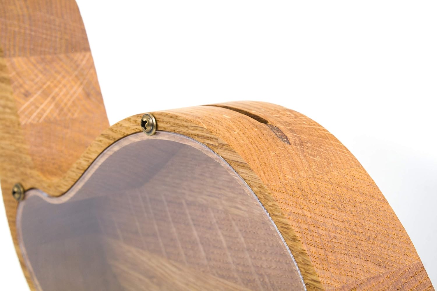 Dinosaur Piggy Bank for Boys Girls – Durable and Practical Money Saving Box – Natural Oak Wood w Transparent Plexiglass Idea for Developing Money Saving Habit (Standard)