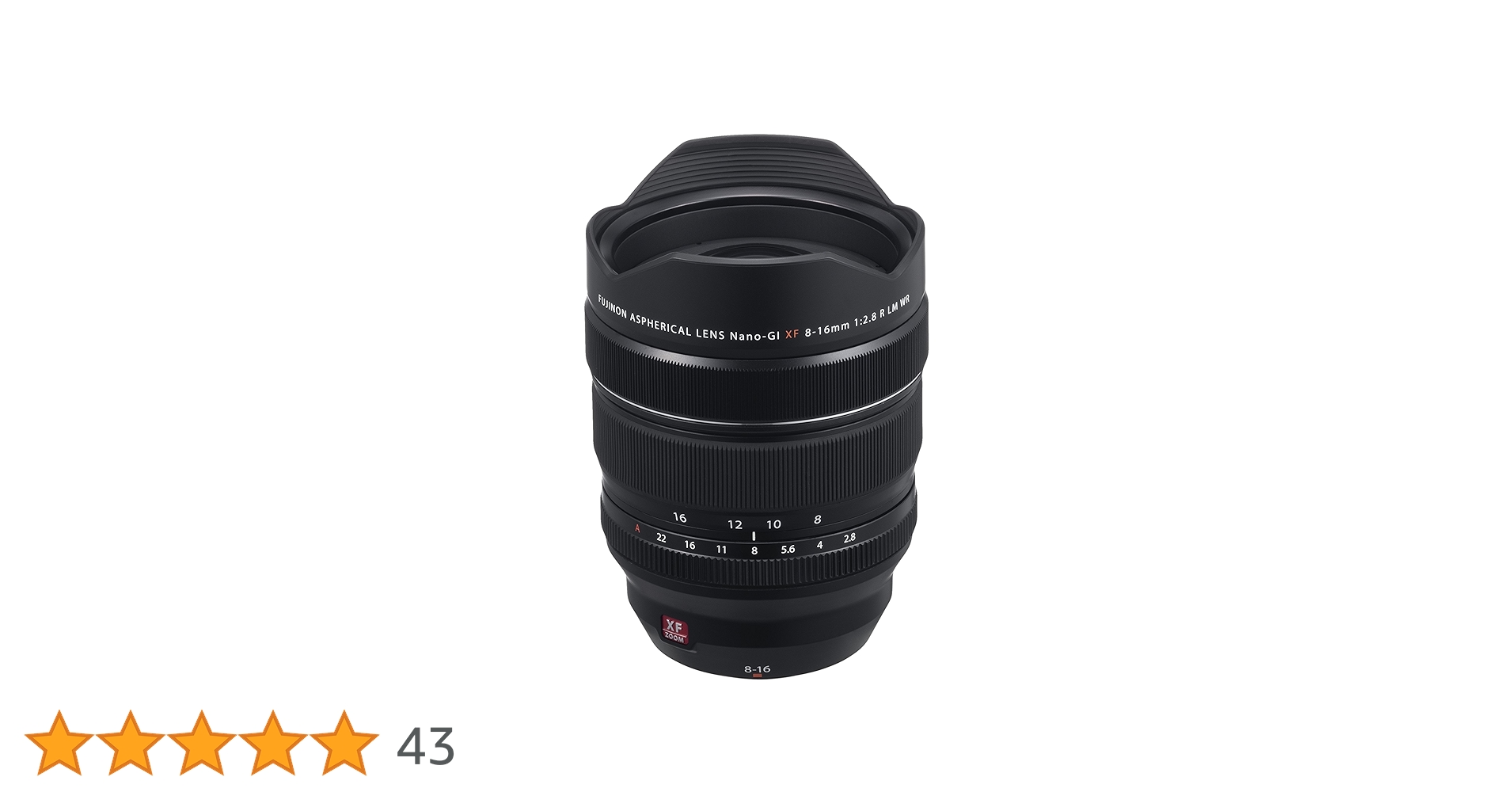 ほぼ未使用　FUJIFILM広角ズームXF8-16mm F2.8 R LM WR フジフイルムXF8-16mm F2.8 R LM WRは長所と短所を考慮すると