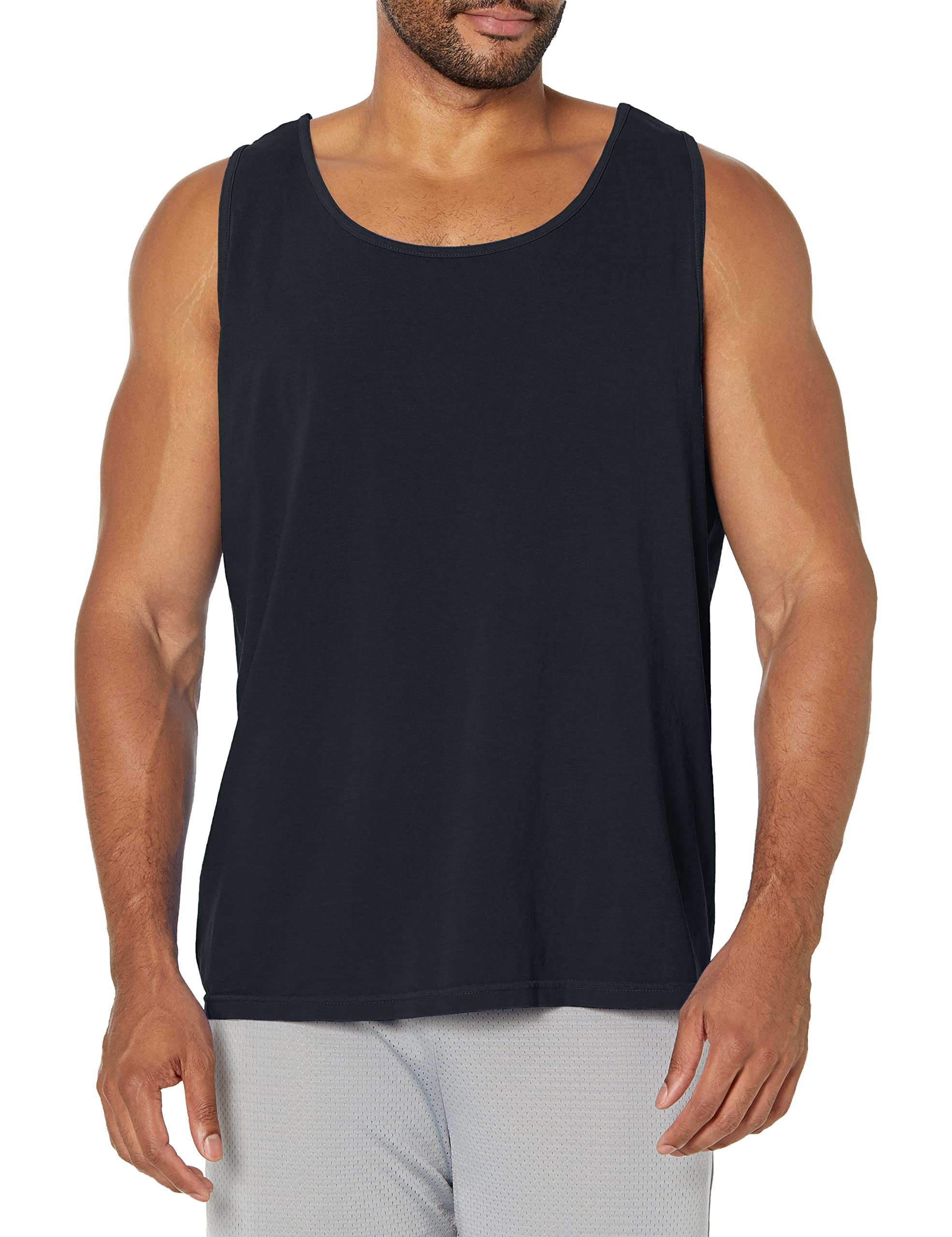 Comfort Colors Men's Adult Tank Top, Style 9360 (4X-Large, Jet Black)