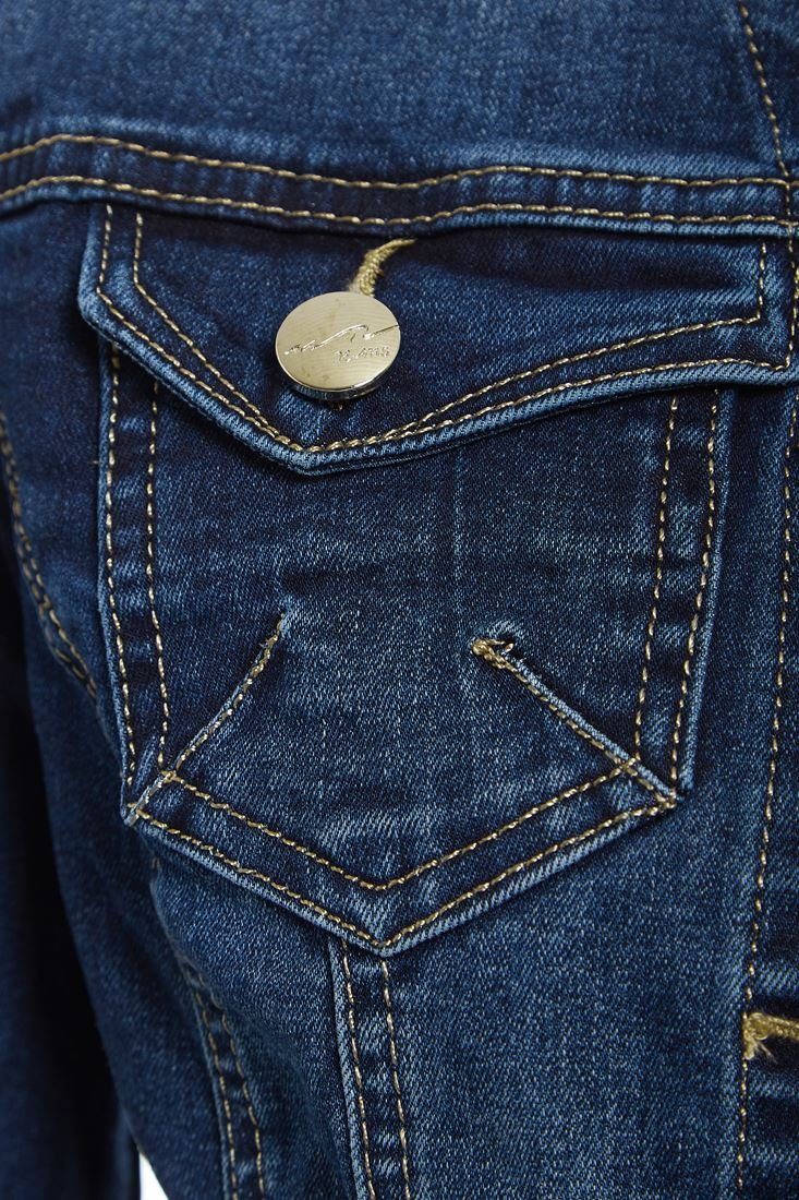 SS7 Femme Veste en Jean Indigo