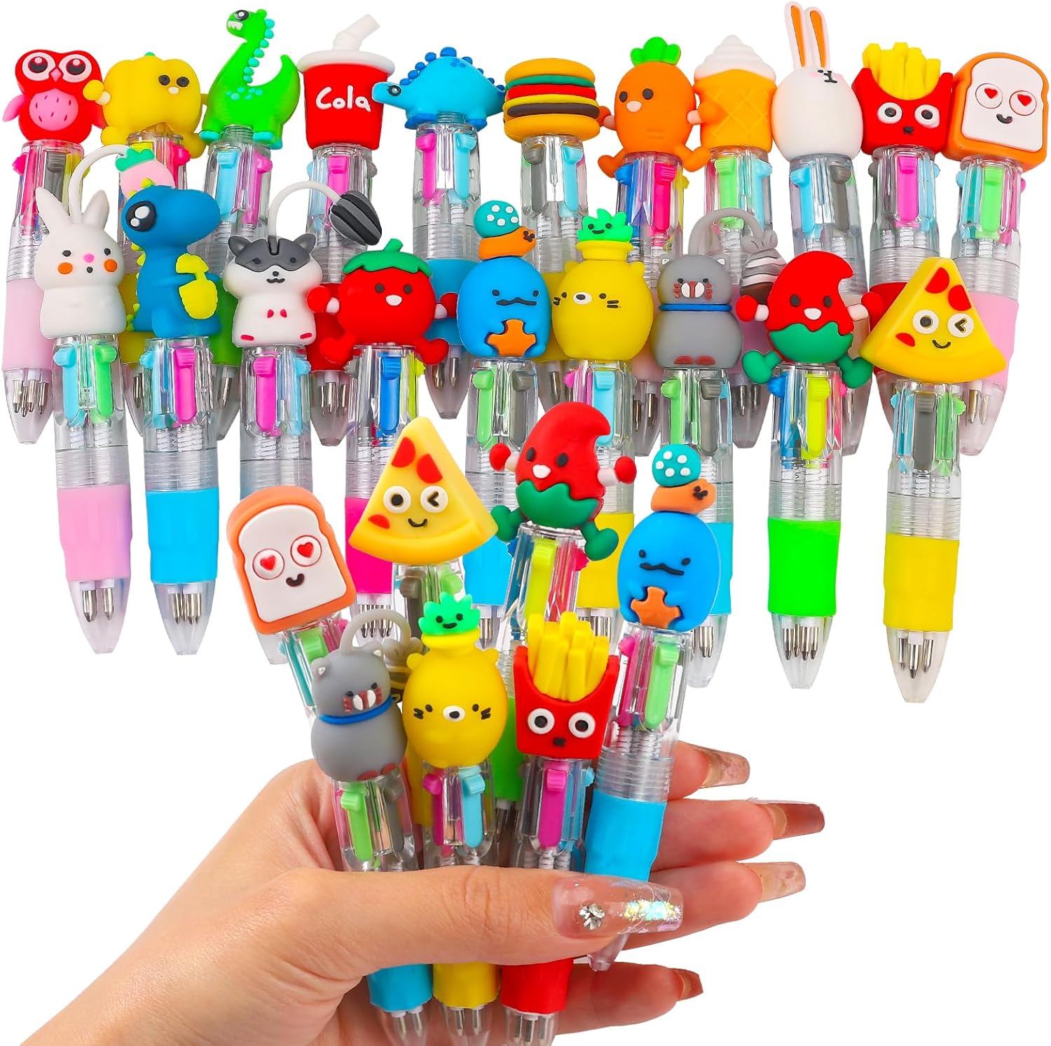 multicolor kawaii pens