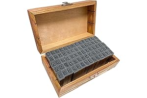 70-Piece Premium Rubber Stamp Alphabet Set: Unleash Your Creativity in Pottery, Crafts, and More!