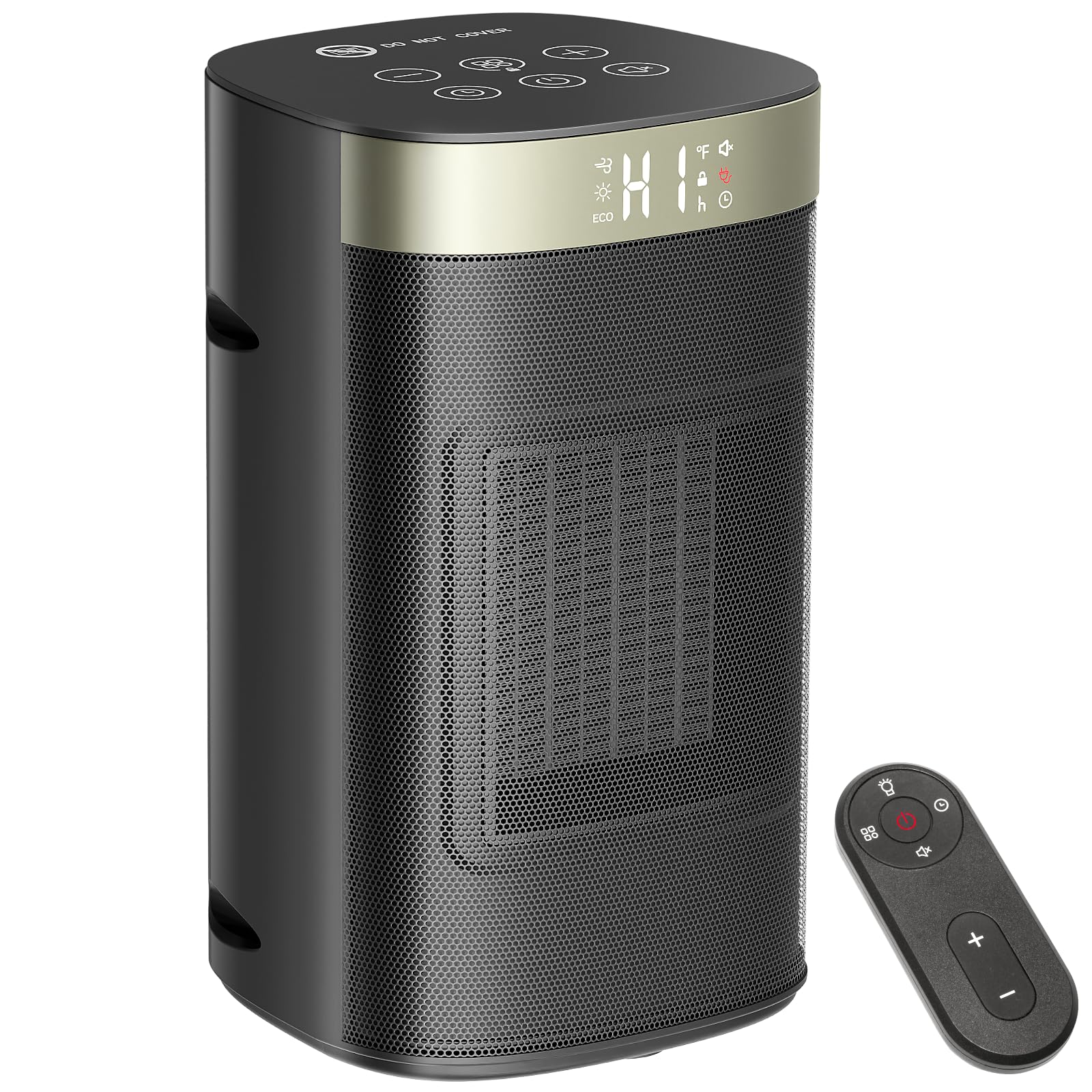 ZAFRO 1500W Space Heater Fast Heating Energy Saving Portable Electric Heater with Remote for Indoor Use 5 Modes