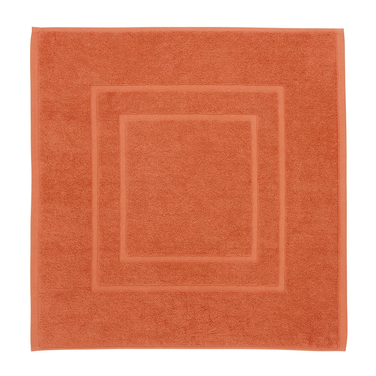 Christy Brixton Bath Mat | 100% Cotton Shower Mat | Super Absorbent | Terracotta