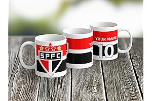 Handmade Ceramic Coffee Tea Mug - Sao Paulo - Personalized