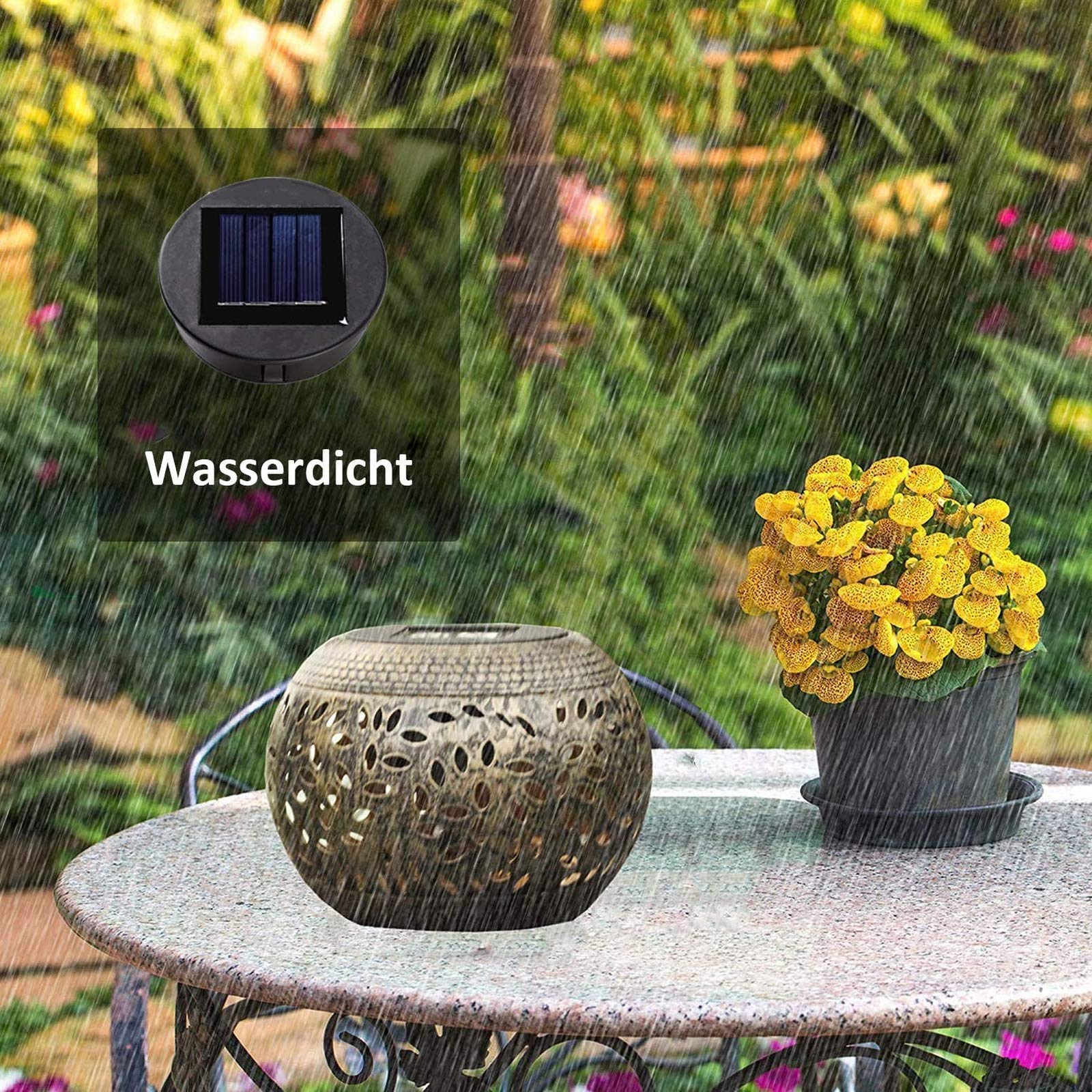 Decorazione Da Giardino Uccellino In Metallo Arrugginito &ndash; Kapaga &ndash; 18x12 Cm &ndash; Rustico