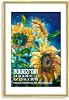 Ornate Gold 14x18 Frame - Single Frame, 14 x 18 Poster Frame with Mat for 12x16, Picture Frames for Artwork, Puzzles, Photos and Movie Posters