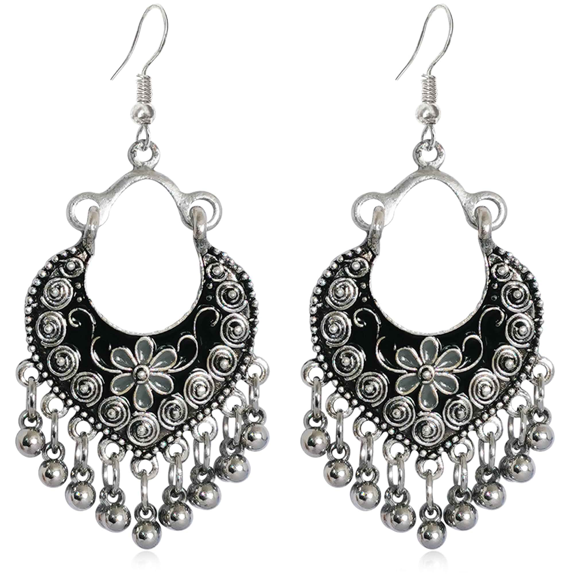 Vintage Boho Statement Chandelier Geometry Dangle Drop Earrings Bohemian Ethnic Handmade Beaded Charms Earring for Women Jewelry Gift