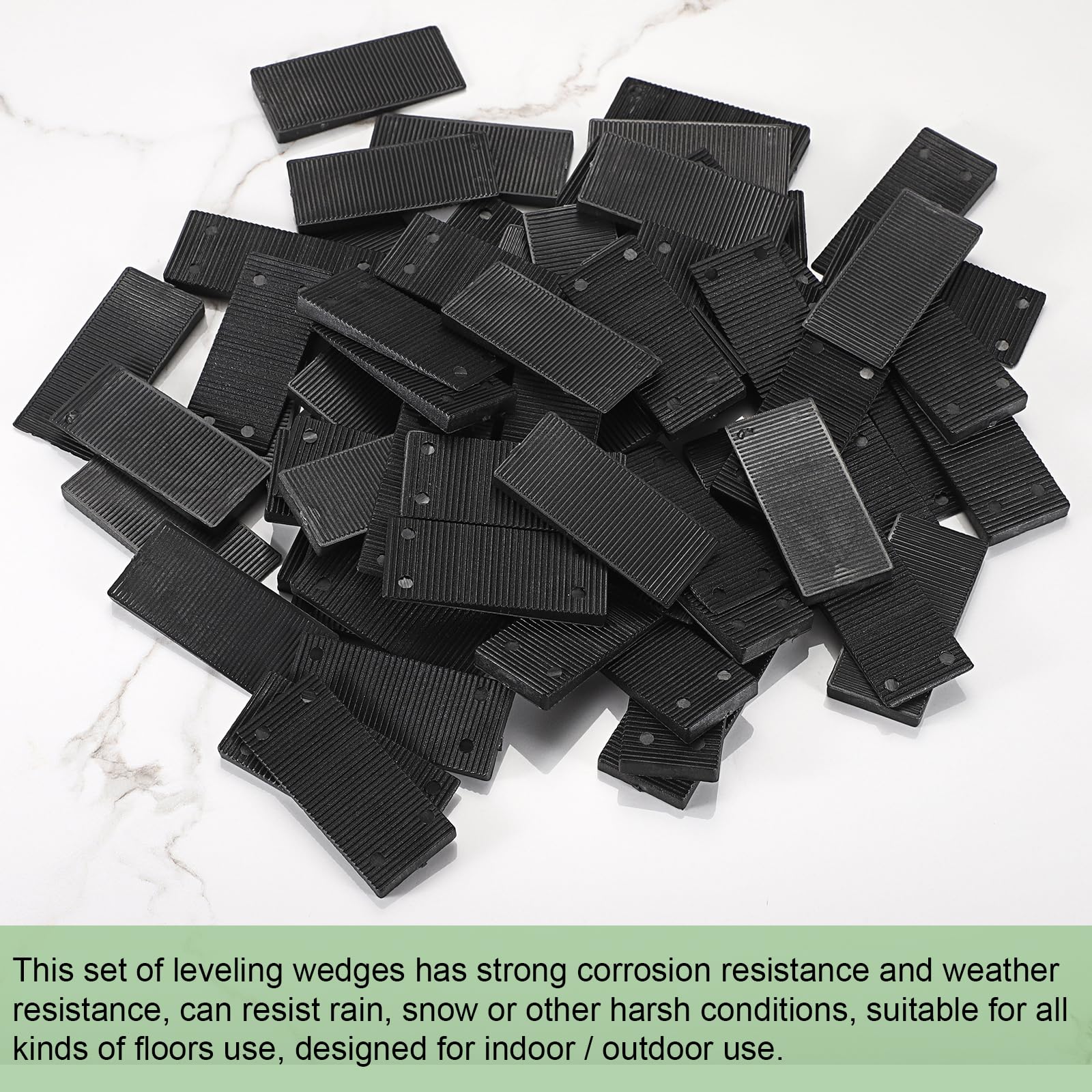 SUMNACON Lot de 60 cales de nivellement en plastique composite robuste pour meubles, portes, fenêtres et meubles