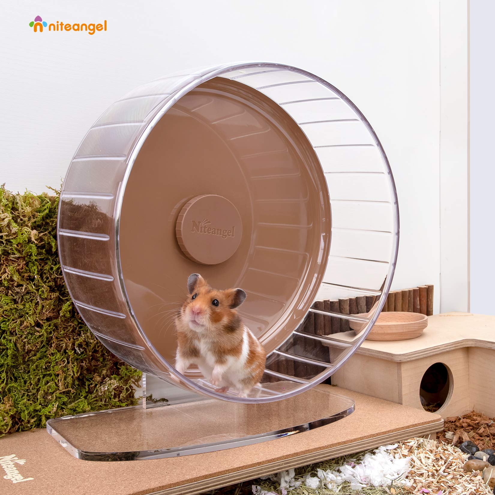 Ruota Criceti Super Silenziosa Niteangel 25cm - Regolabile - Foto 11