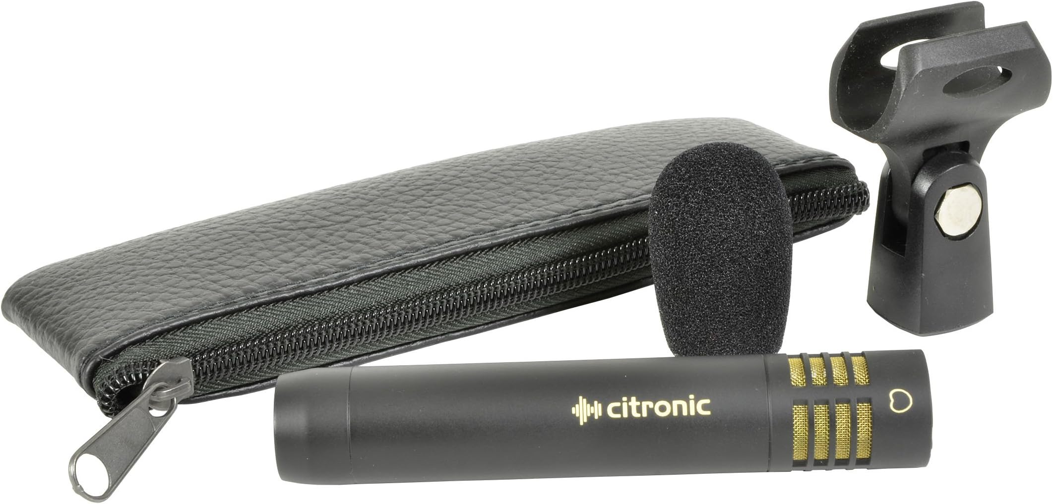 CITRONIC Pencil Condenser Microphone PC-115C Cardoid Response for Studio/Live Rec