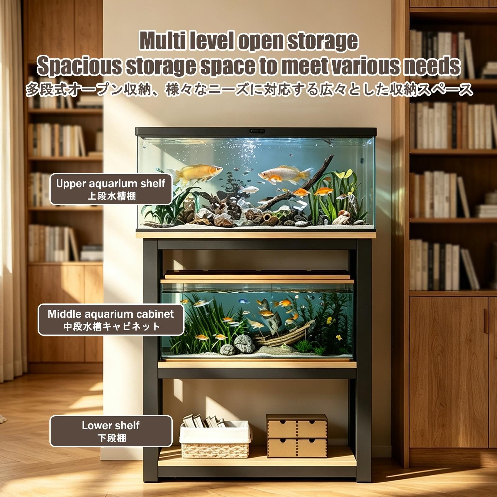 Mobile per Acquario, Tavolo per Acquario, Supporto Stabile