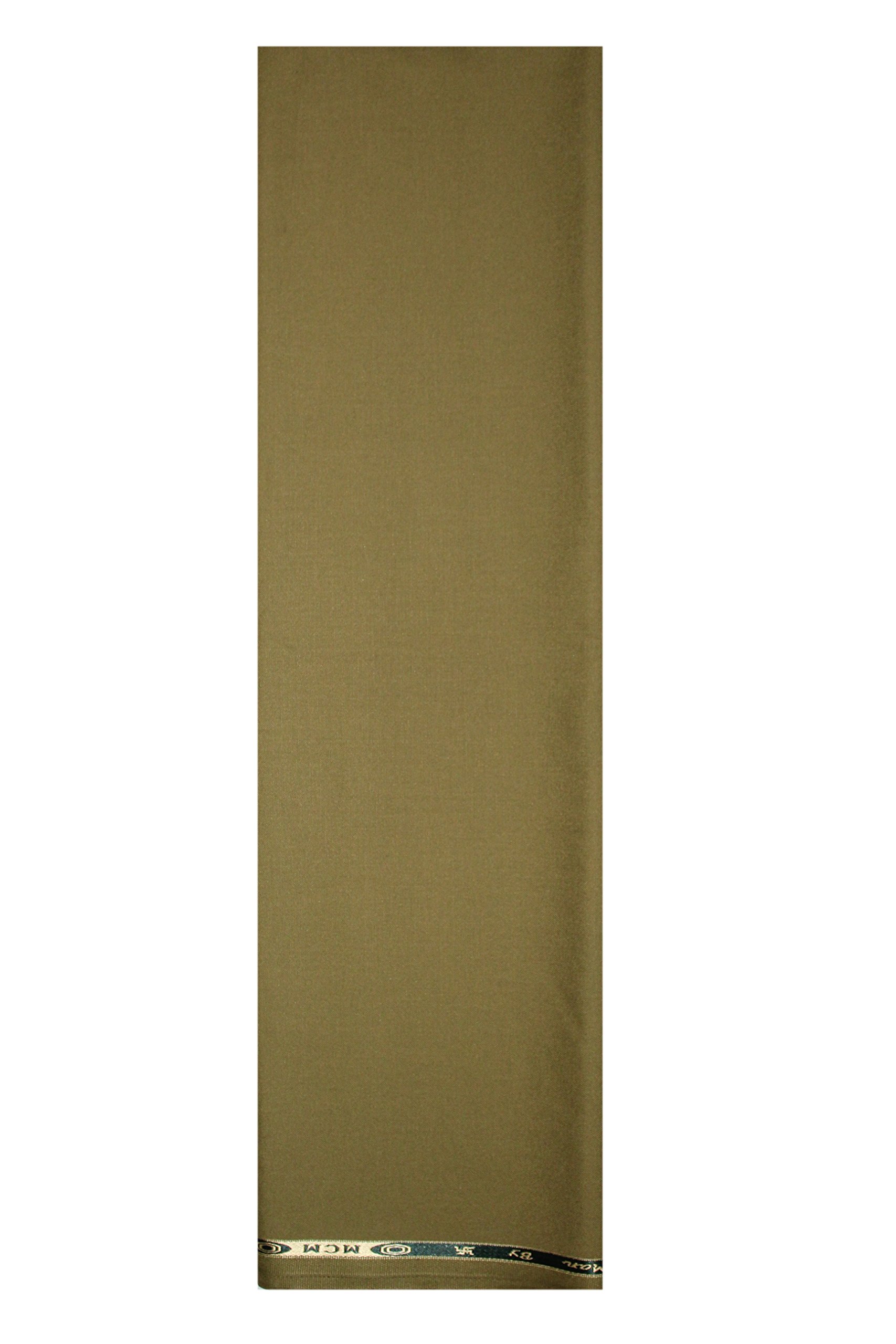 Khaki Vardi Men's Cotton Feel Poly Viscose Unstitched 1.2 m Trouser Fabric (Yellow Brown, Free Size)-image-28