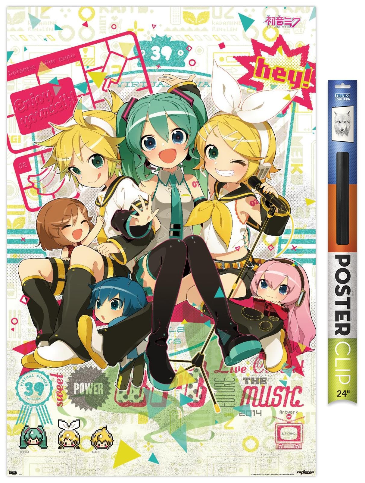 Amazon.co.jp: Trends International 初音ミク - Hey ウォールポスター