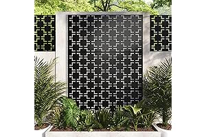 Elevens Metal Privacy Screen Outdoor Decor