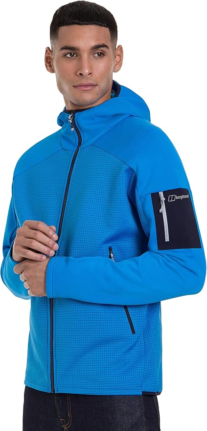 Berghaus Sidley Hooded Fleece Midlayer - Brilliant Blue, Small :  Amazon.co.uk: Fashion