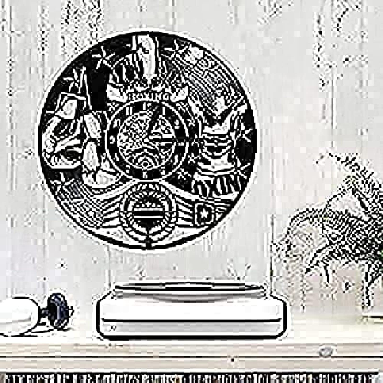 Horloge murale vinyle créative pour sublimer la décoration de votre salon ou chambre