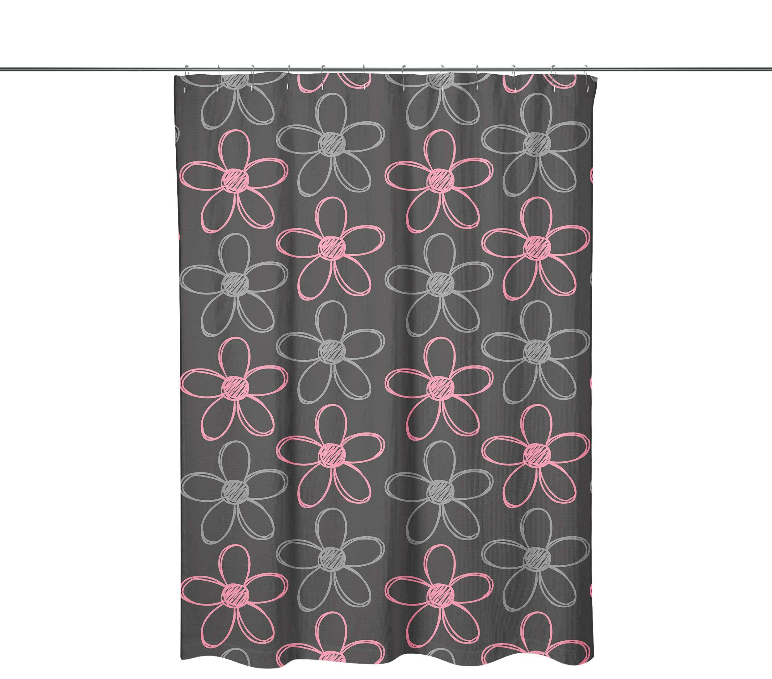 Bonamaison Anti-Mold, Waterproff Shower Curtain (150x200 cm) - Designed and Manufactured in Turkey