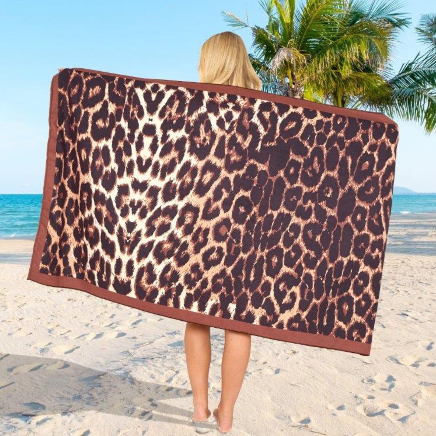 GC GAVENO CAVAILIA Extra Large Beach Towel for Adults - Quick Dry Microfibre Printed Beach Towels - Super Absorbent Beach Towel for Swim (180 x 100 cm) - (1 Piece) Soft, Sand Free,Lightweight - Multi — view 31