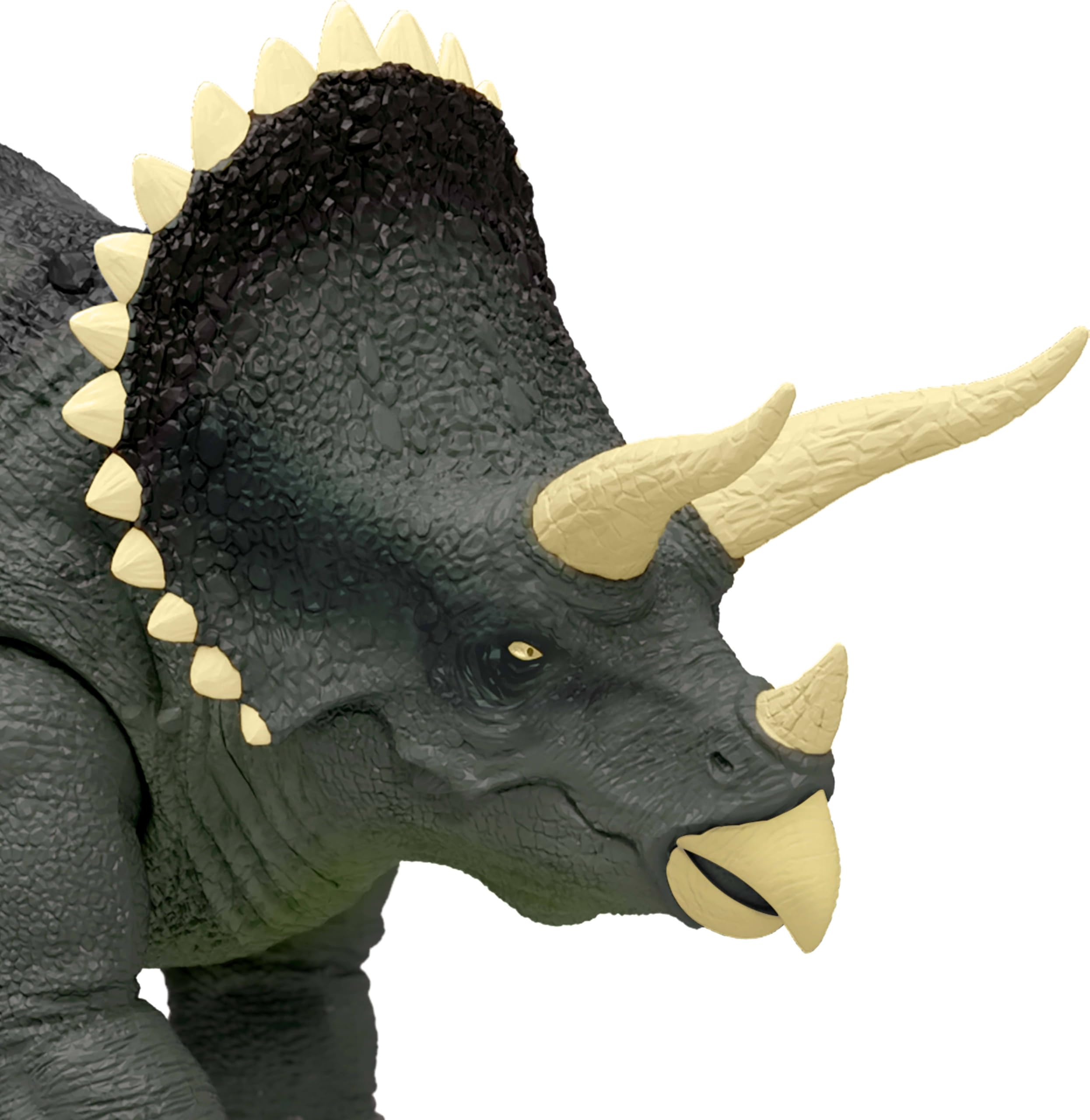 Jurassic World Retro Reimagined Real Feel Triceratops 13.9 Inch