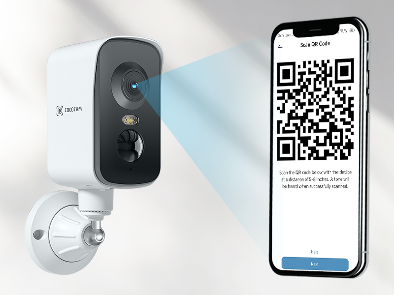 COCOCAM 4G Camera – Draadloos, Magnetisch, 2K, 300° Draaibaar, 10000mAh Accu, PIR + AI Detectie, Zonder Wifi (met Simkaart)