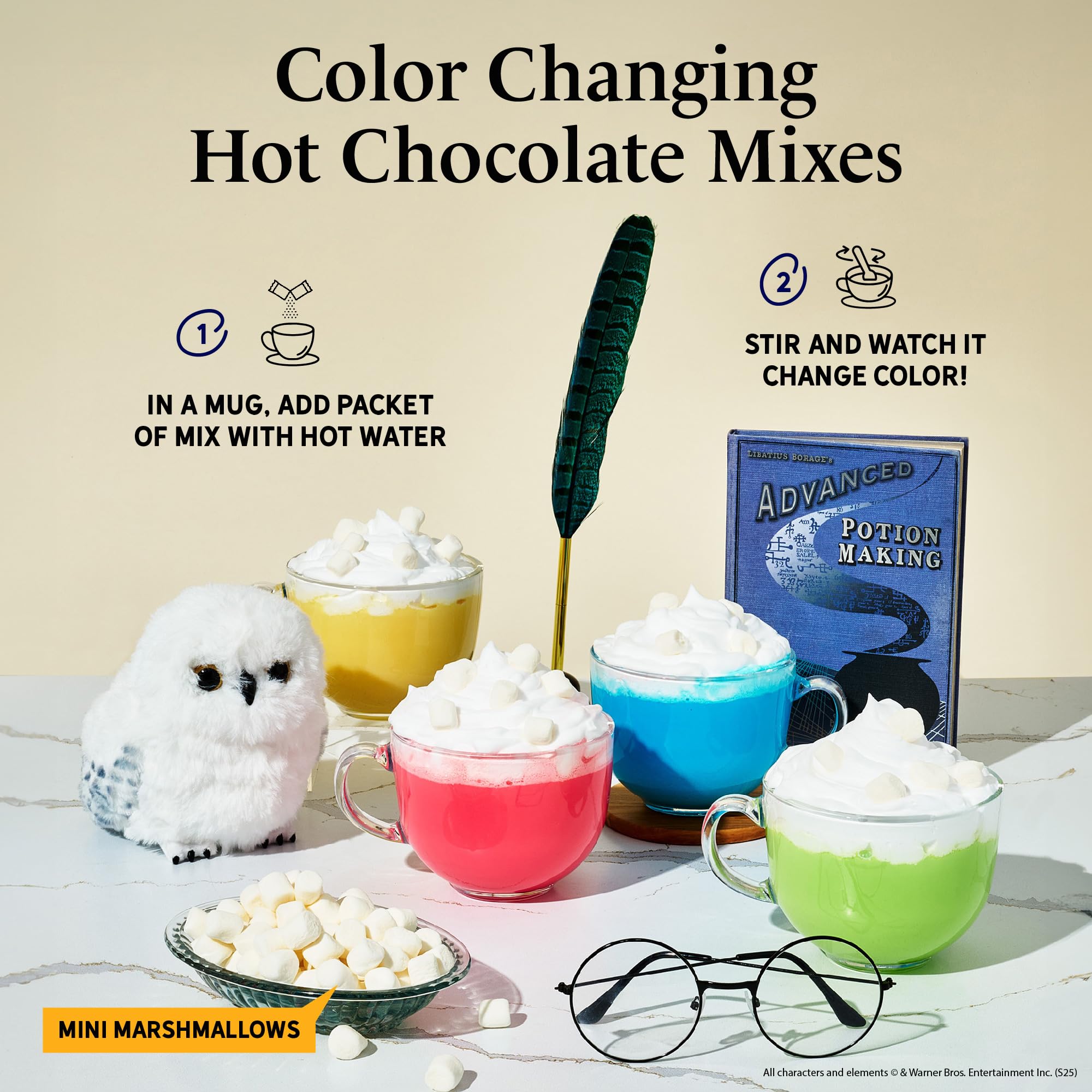 Marshmallow & Hot chocolate 2体セットMint Amazon.com : HARRY POTTER Color Changing Hot Chocolate Gift Set