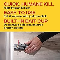Vista 3 de Victor Power-Kill M393SSR - Trampas para ratones humanitarias - 6 trampas para mouse Power-Kill Victor fáciles de instalar, reutilizables