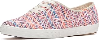 Keds Womens Champion Glitter Lace Up