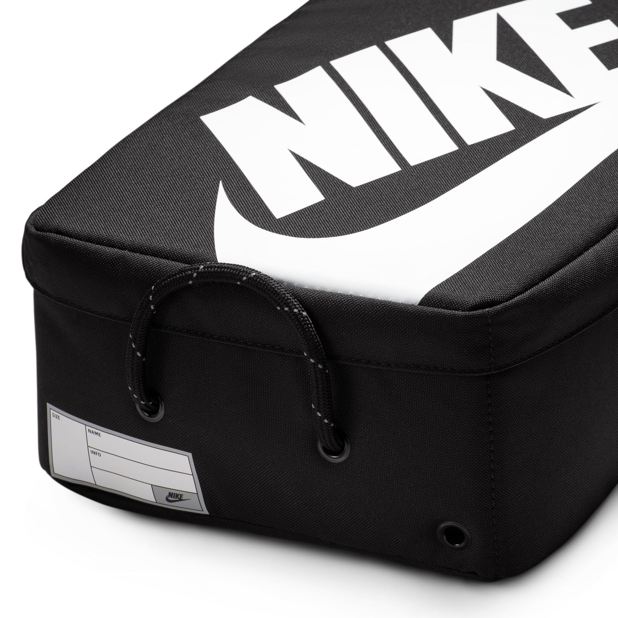 Nike Sac de boîte à chaussures unisexe, noir/blanc, 12 litres, noir/blanc, 12 litres, classique