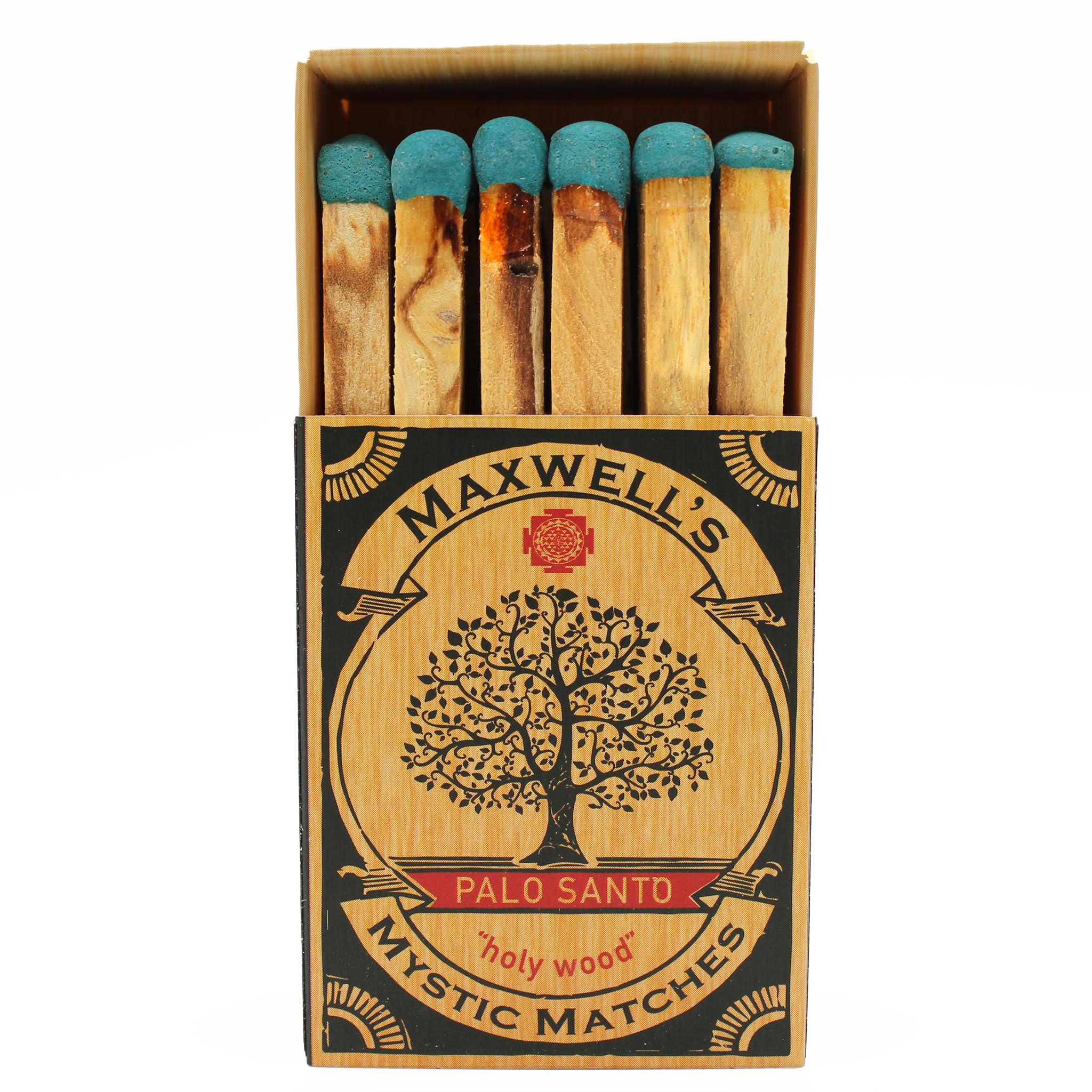 Palo Santo Sticks – High‑Resin Holy Wood Smudge Matches (15 Matches) – Sustainable Peruvian Incense for Meditation & Cleansing - 1 Pack