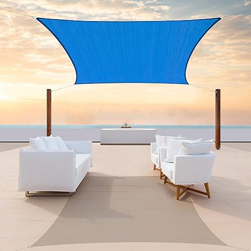 ColourTree - Toldo de tamaño personalizable, para parasol rectangular CTAPR1020, de vela, bloquea los rayos UV, estándar comercial, resistente