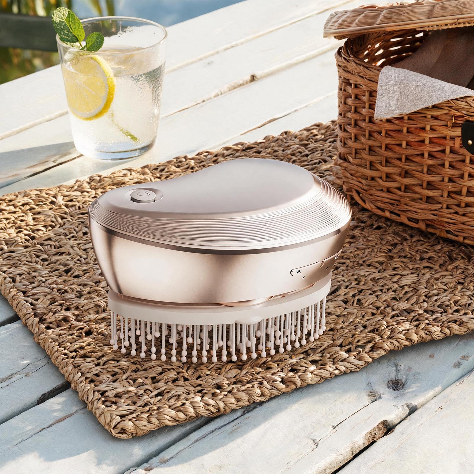 Cepillo Vaporizador Para Cabello Herramienta de exfoliación y estimulación