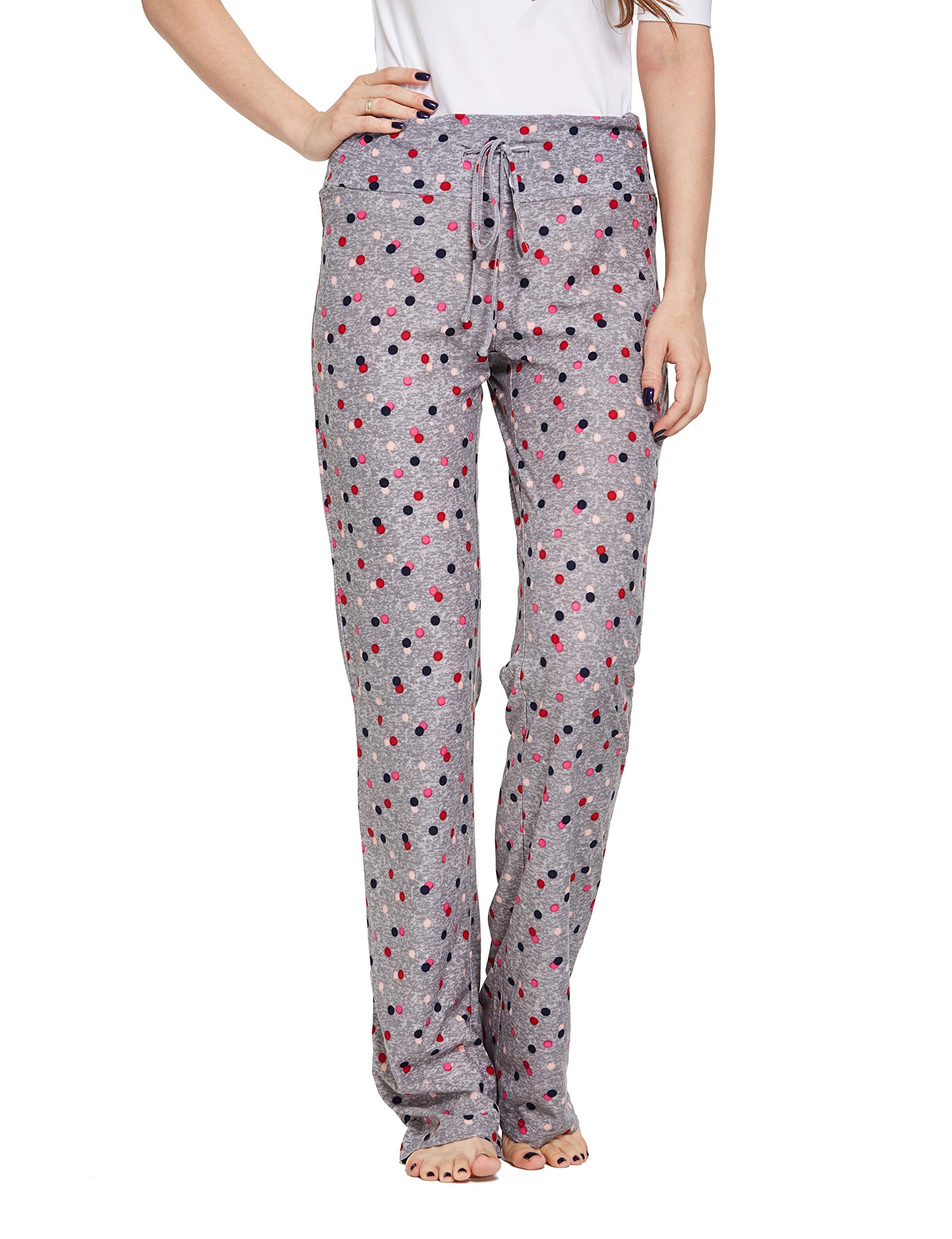 CYZ Womens Casual Stretch Cotton Pajama Pants Simple Lounge Pants