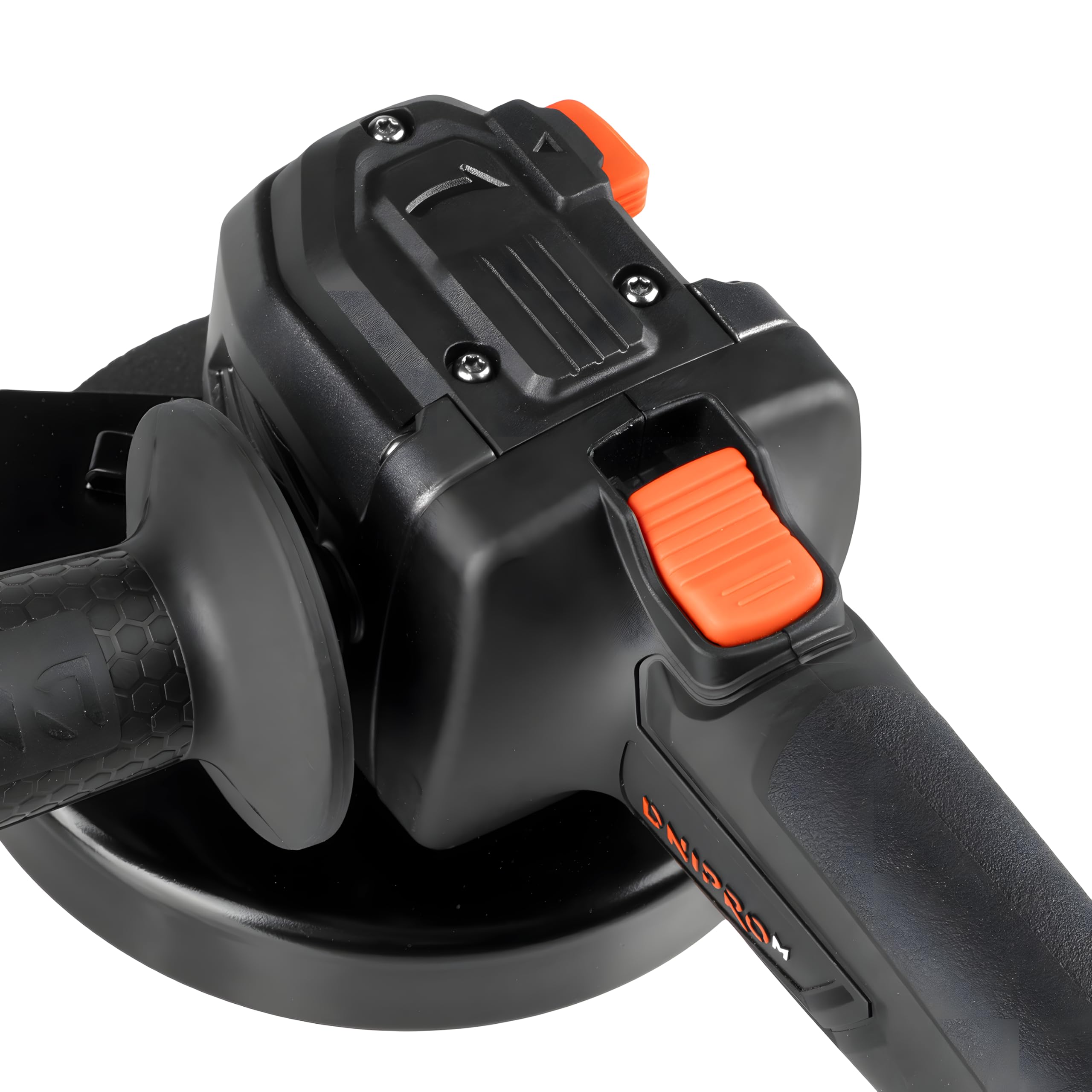 Amoladora Angular a Batería DGA-204SBC 20V - Disco 125 mm con Motor Brushless Sin Escobillas, 6 Velocidades de 4000-9200 RPM para Corte, Desbaste y Pulido - Con Batería 6 Ah y Cargador - Por Dnipro-M