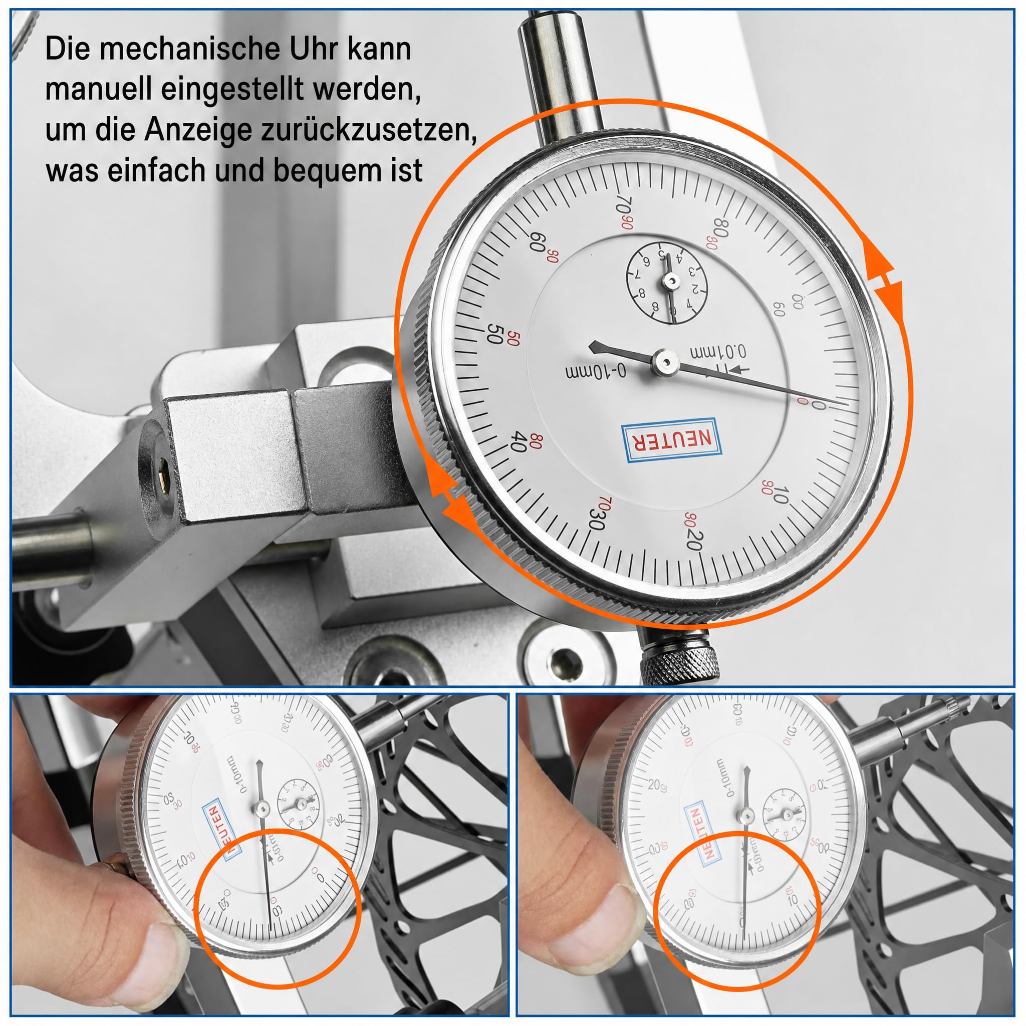 Fahrrad Zentrierständer für 10-29inch, Zentrierständer Fahrrad Laufräder Kalibrierungsständer Radwartungs Felgen Korrekturständer Radbreite Einspeichen Zentrierständ (Gold)