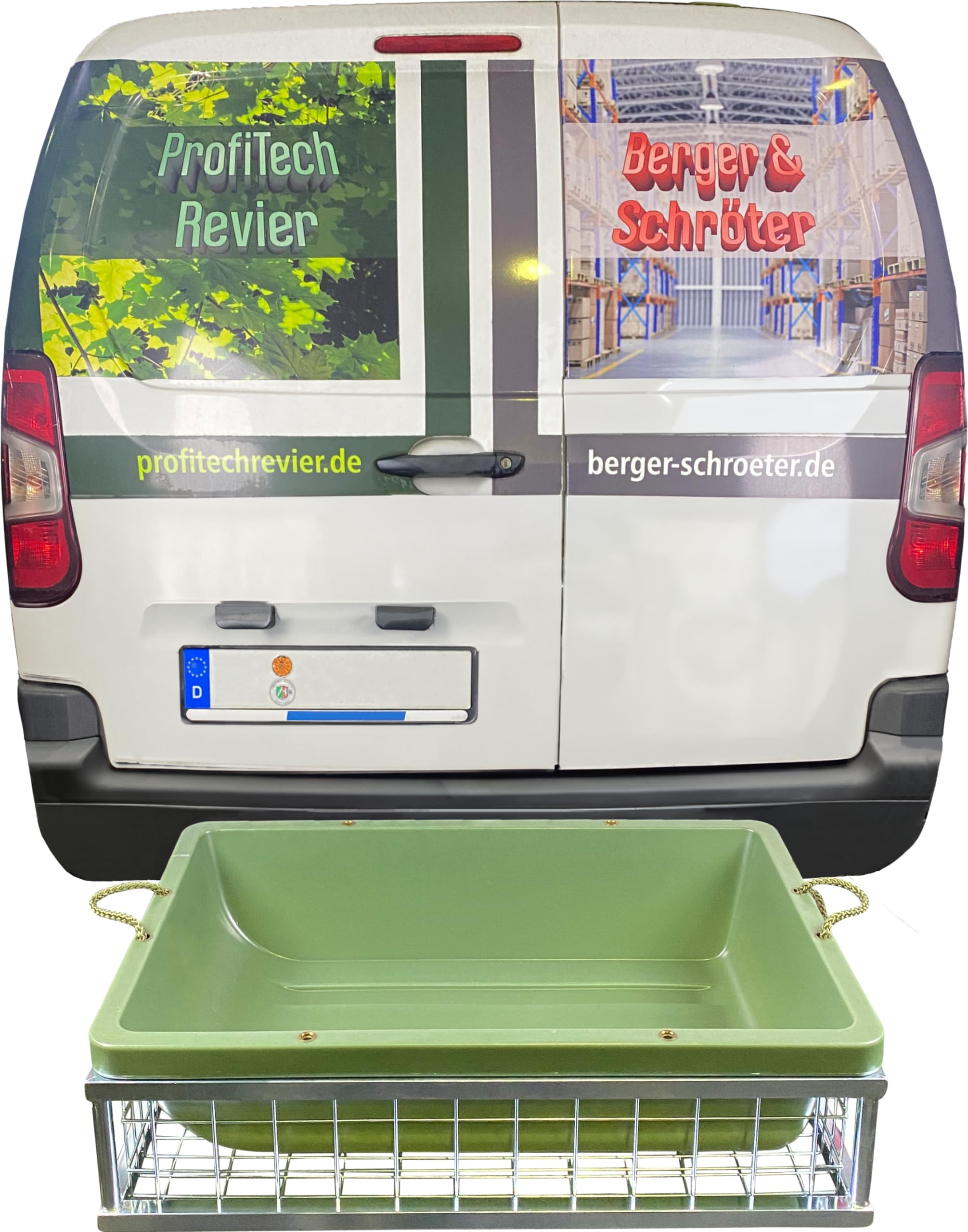 Berger & Schröter - Porte-Bagages arrière galvanisé + raccord Rapide