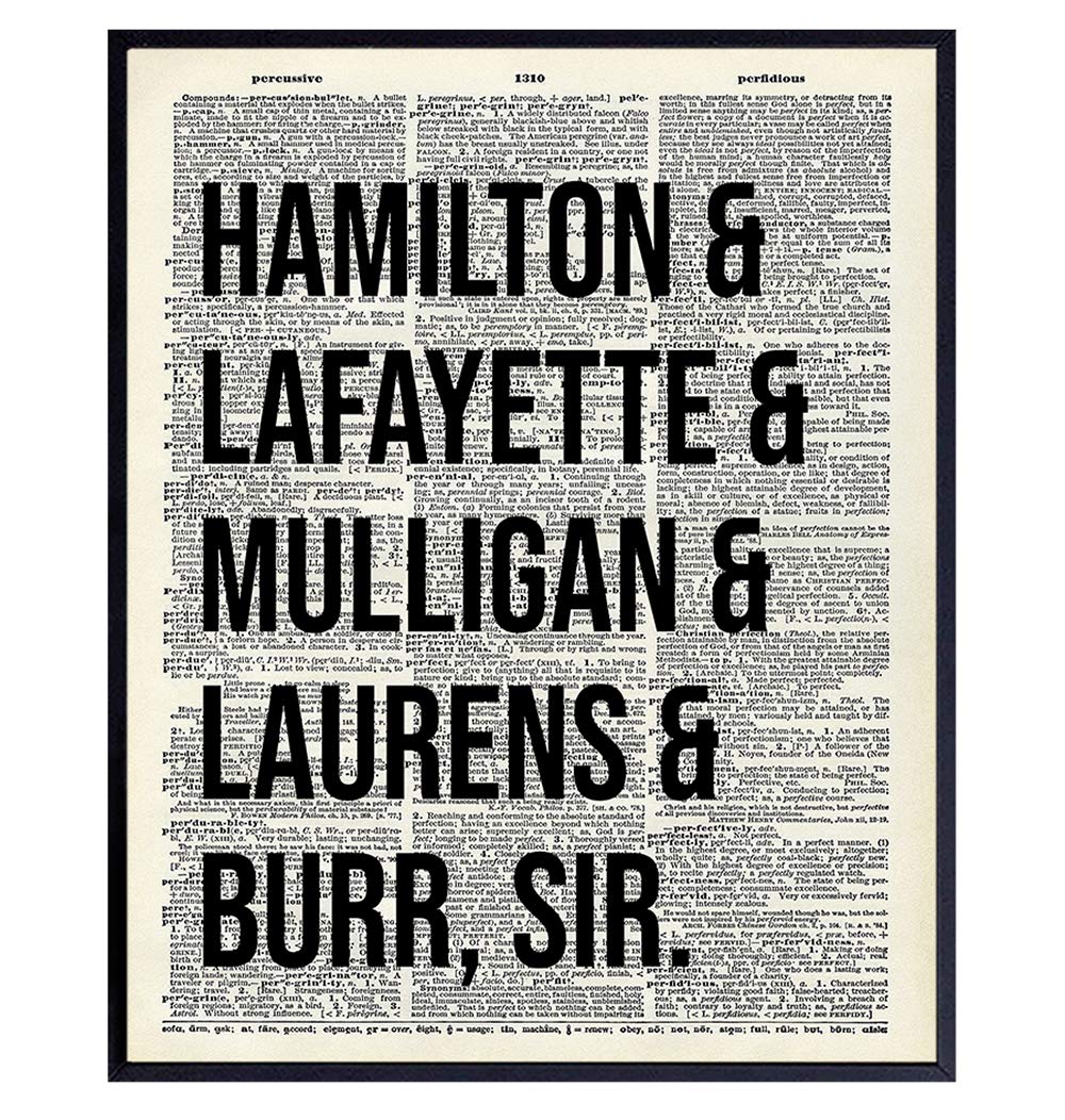 Hamilton Lyrics Hamilton Musical Merchandise Hamilton Poster Gift