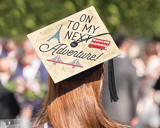 Adventure Graduation Cap Decorating Kit 