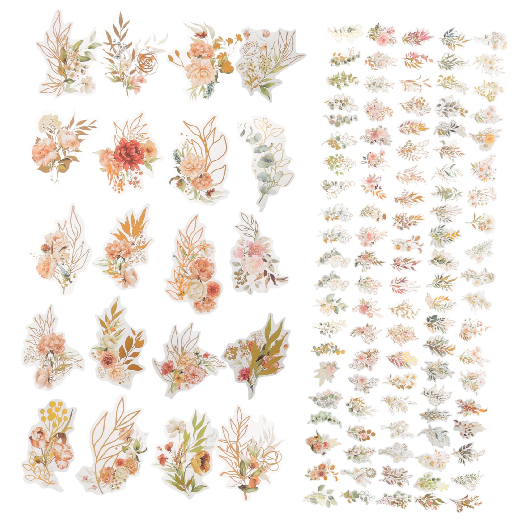 EXCEART 4 Set Stickers Personalizzati Adesivi Scrapbooking Diario Dell'album Adesivi Per Scrapbooking Adesivi Di Materiale Per Scrapbooking Fai Da Te Adesivi Dell'artista 240 Pezzi * 4