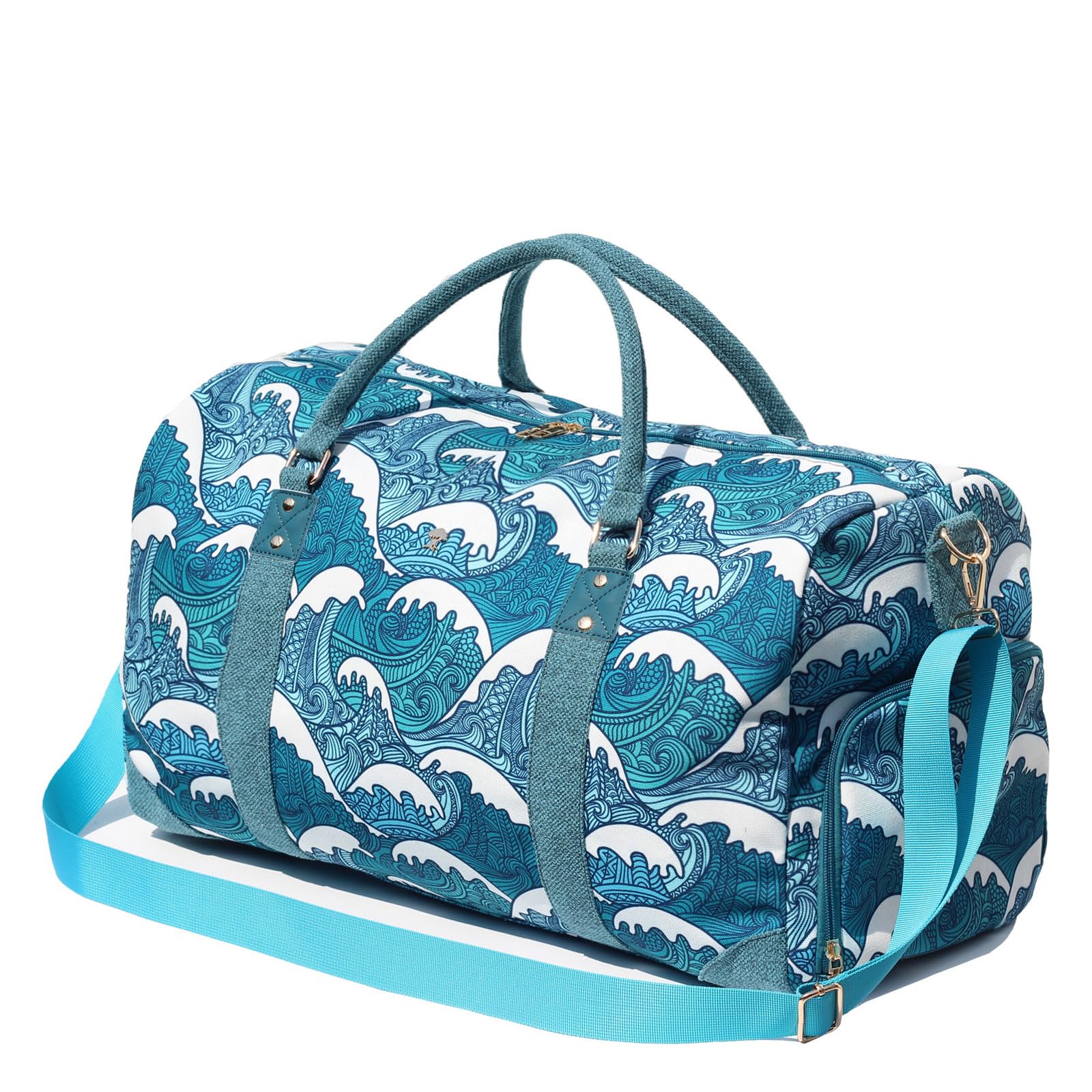 Travel Duffle Bag, Weekender Bag for Women with Shoe Compartment, Carry on Overnight Bag Gym Duffel Bag, Mommy Hospital Bags