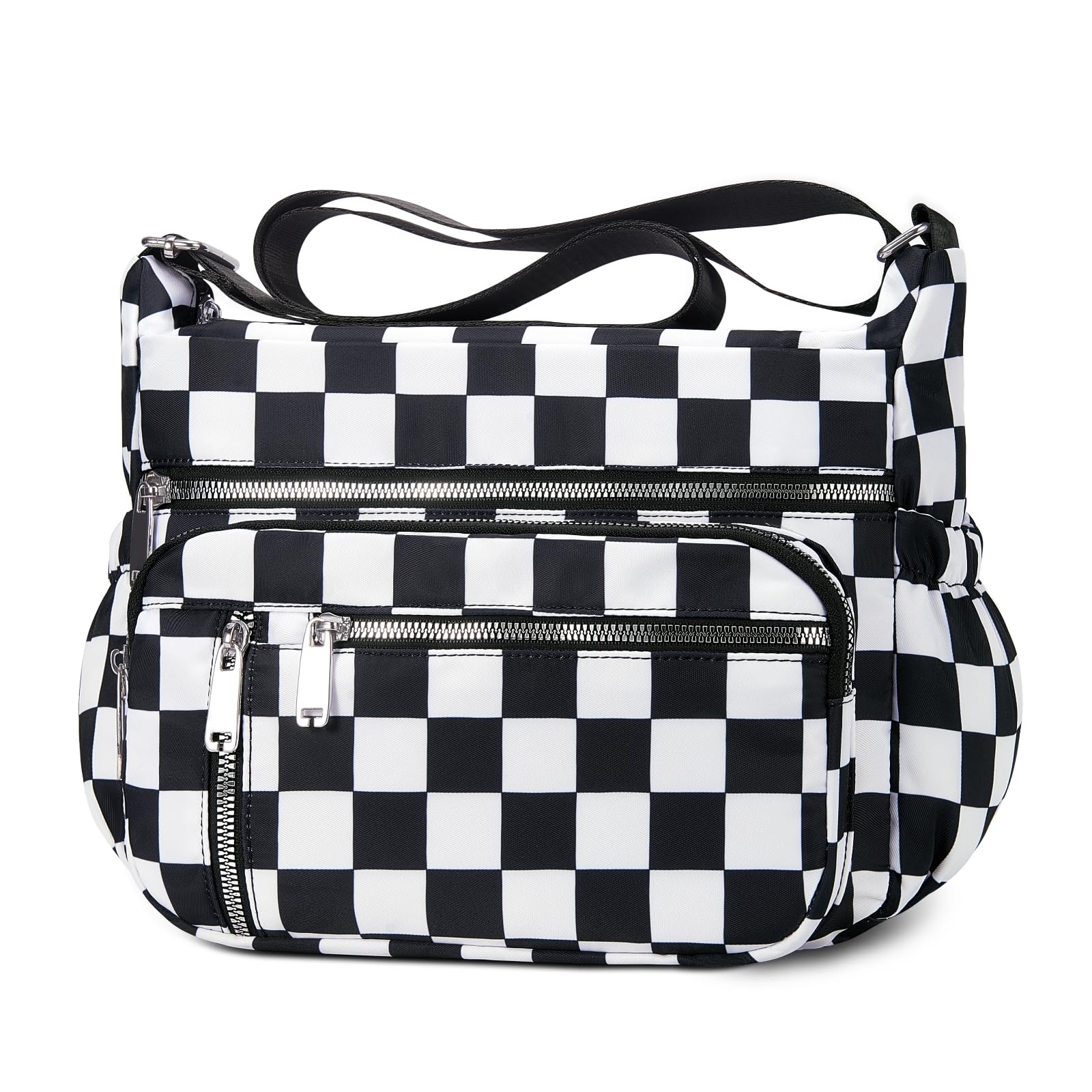NPBAG Crossbody Bag for Women, Shoulder Purse Handbag Messenger Bag, Trendy Pocketbooks, Waterproof and Multi-Pockets