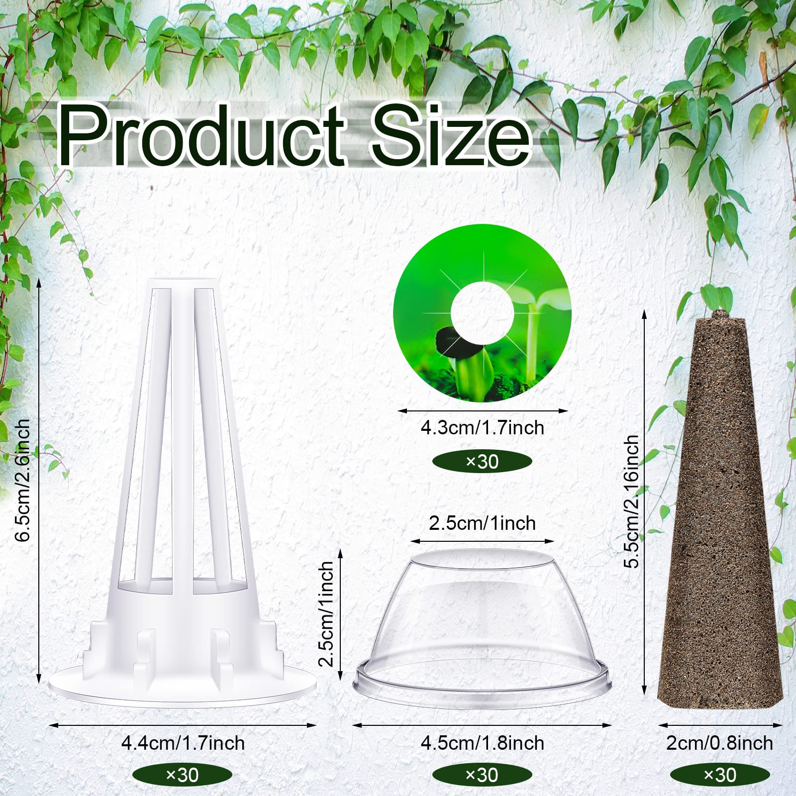 Buy Hydroponic Garden Accessories Plant Pod Kit Including 30 Pieces